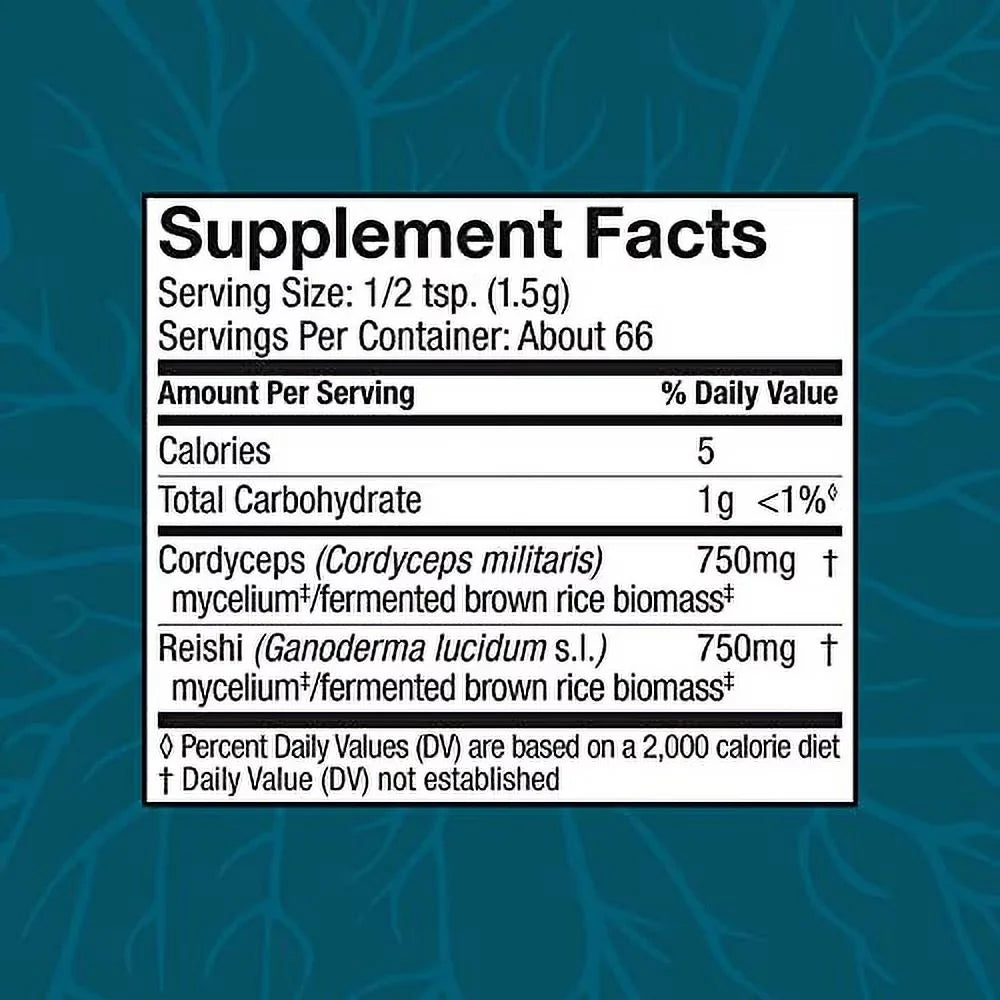Host Reduction, CordyChi Defense, for 100 Stress Supplement, Mushroom Powder, Fatigue G and