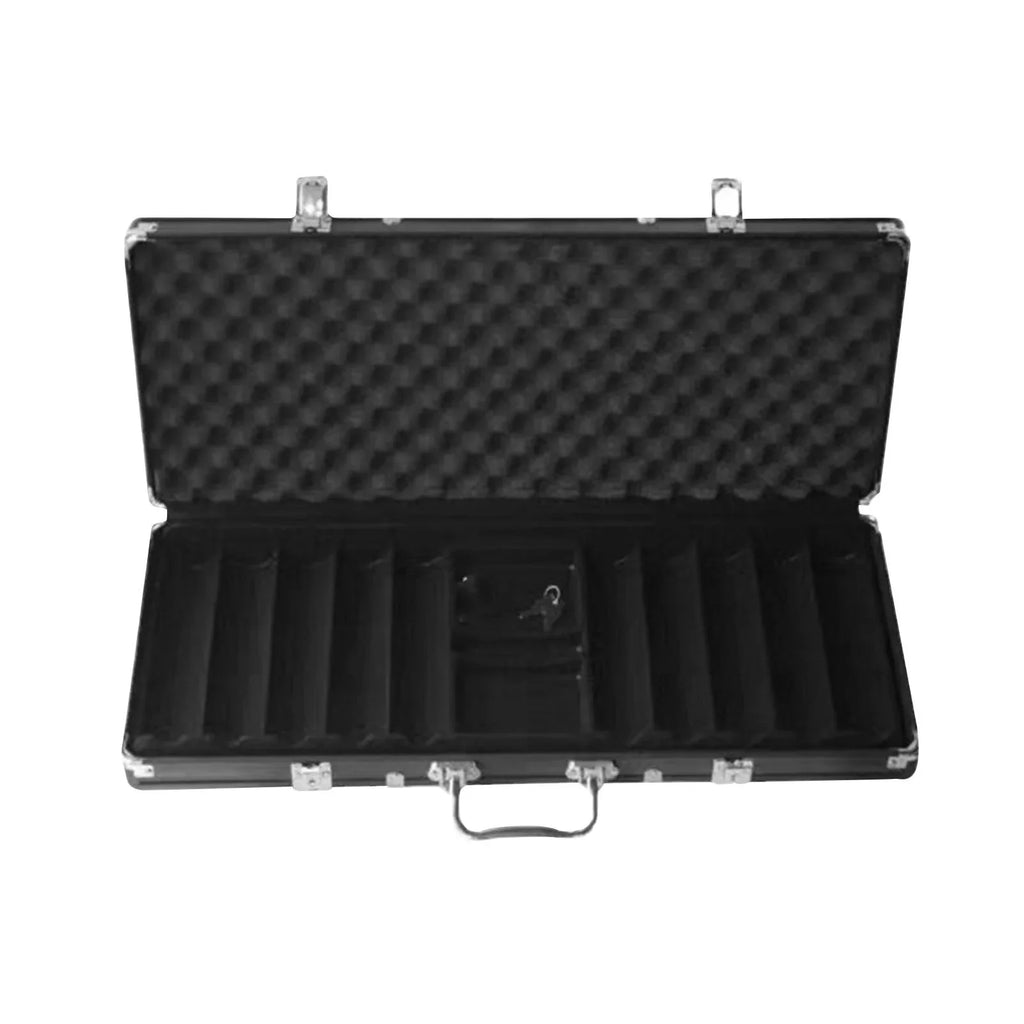 Solid Thicken Aluminum Suitcase Alloy Chip Almencla Case Black Carrying Capacity High Box