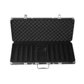 Solid Thicken Aluminum Suitcase Alloy Chip Almencla Case Black Carrying Capacity High Box