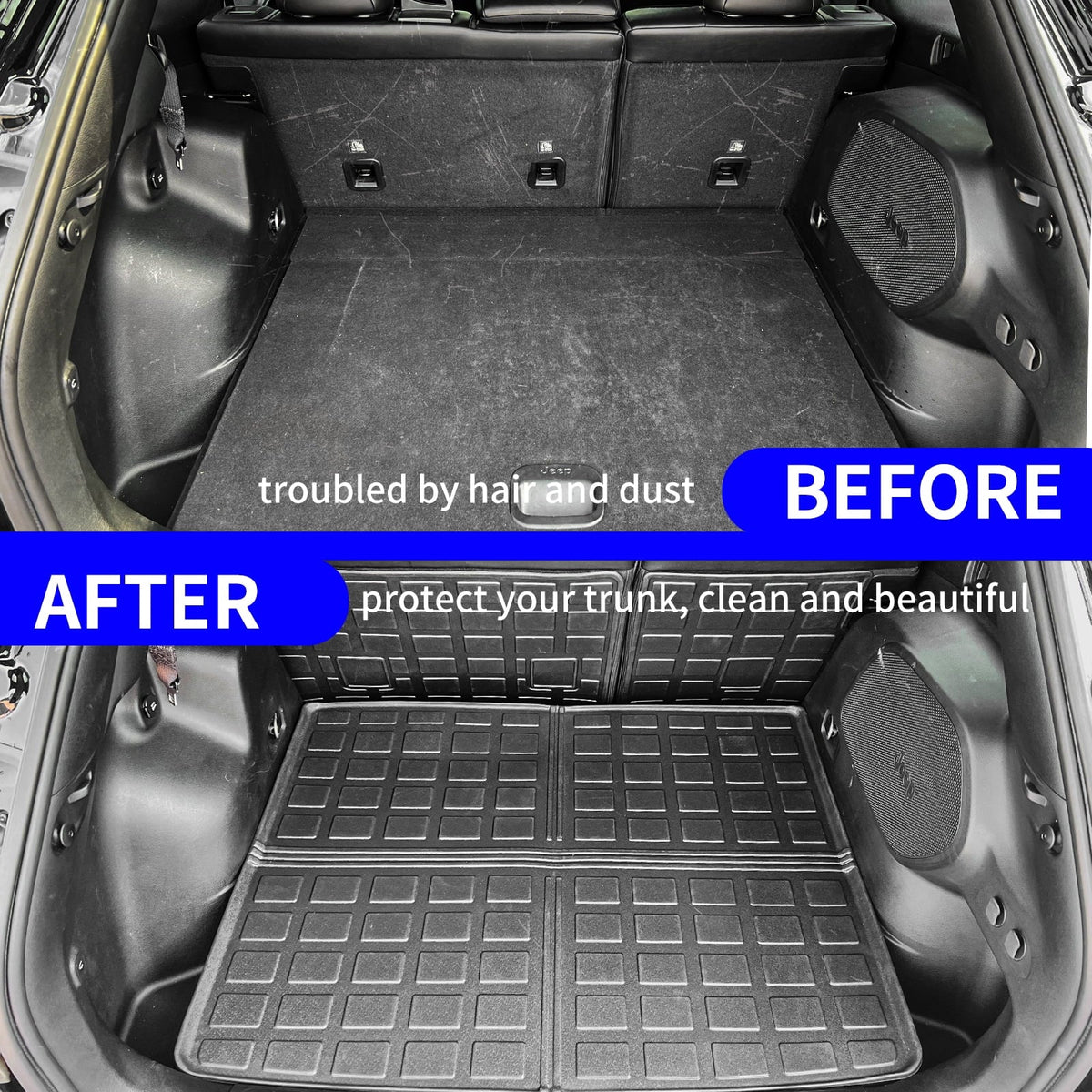 Cherokee Protector Liner Fit Cherokee Accessories Seat 2022 Cover Trunk Back Mat 2019-2023 Cargo Jeep Jeep