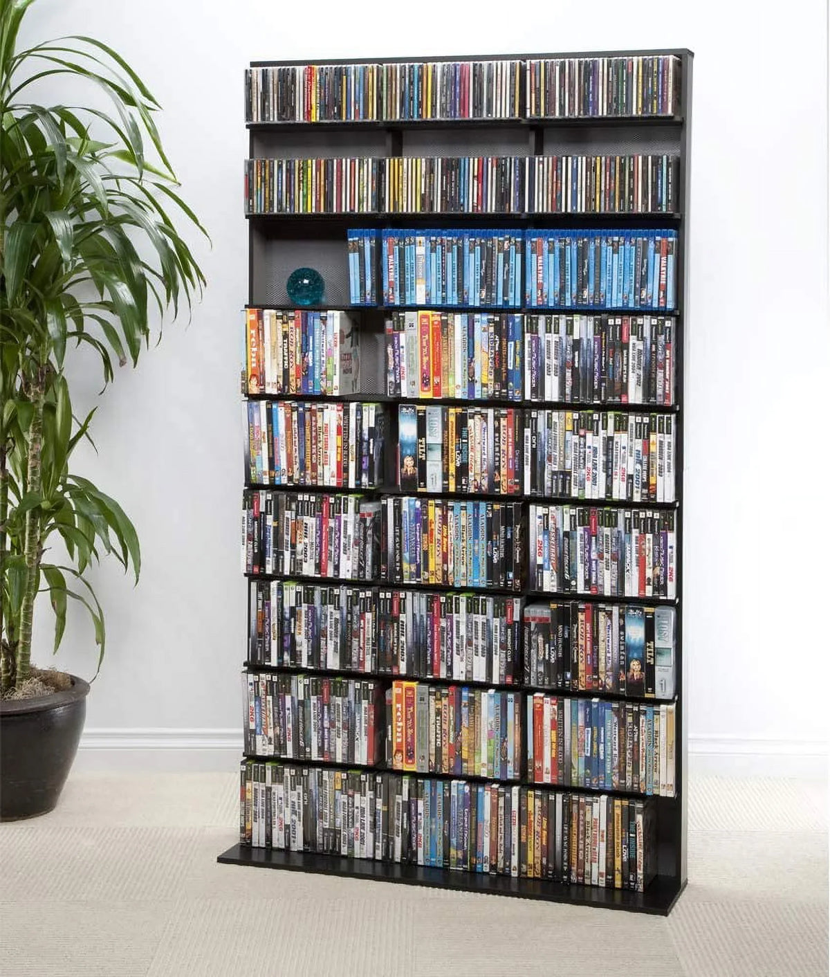 s, Or In 630 Cabinet Tower, 528 624 With Wii Fixed 9 - Large PN35435725 s, Black Storage Stores Media Games Blu-Rays, PS3/PS4 Shelves, 837 Games 531