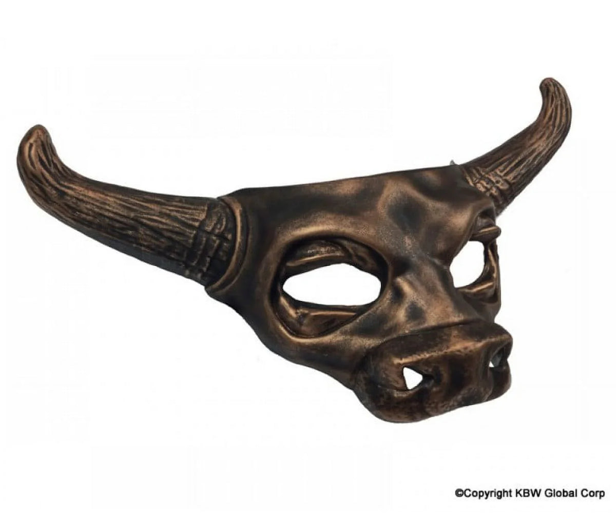 Half – Mythology Teen Accessory - Adult Mask Bronze - Greek Bull Costume -
