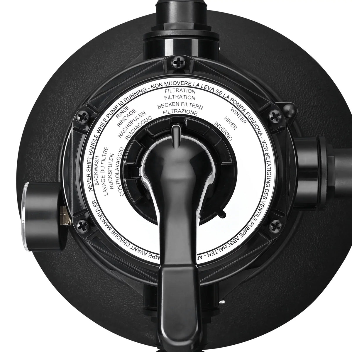 2640GPH Sand Above Strainer Filter Ground w/ Valve Yescom 12" 3/4HP 4-Way Pool for Pump
