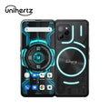 '- 5000 LED Unihertz 12 4G Light, Fast Industrial mAh Android Luna NFC, Transparent Back Camera, Charging, Design and Unlocked Battery with Colorful Smartphone (Black) Smartphone, 108MP