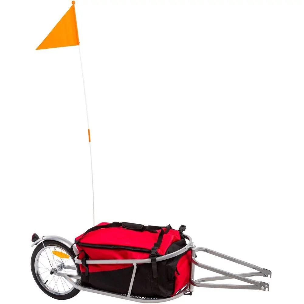 Wheel Single with exterior Elevate Cargo Pull-Behind Trailer Bicycle BCT-8002 Cargo Bag