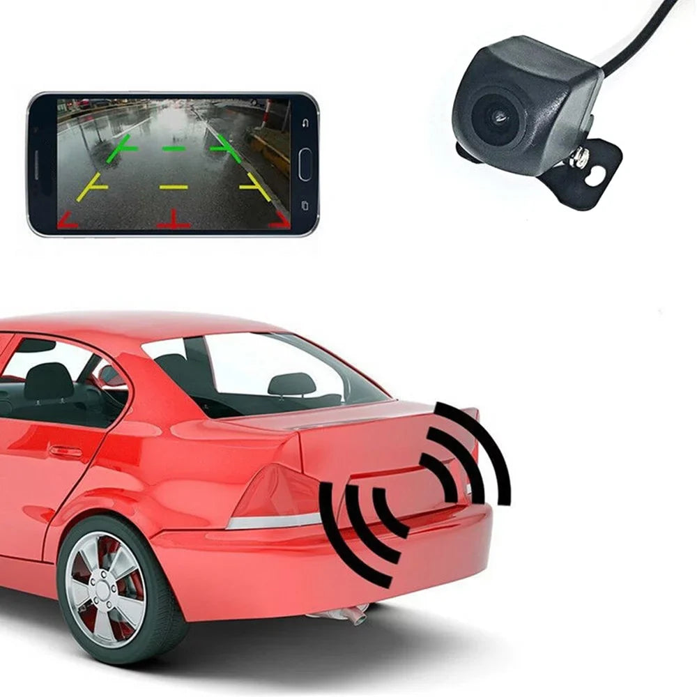 Camera WIFI Vision, Wireless Backup Camera HD Waterproof Night Car, IP67 Camera Monitor Vehicles, with Wireless Reversing WiFi Rear View LCD Backup for MABOTO