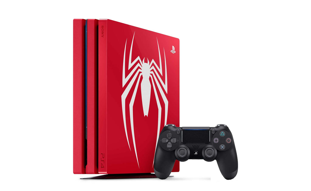 1TB Spider-Man 4 Cable HDMI BOLT Pre-Owned PlayStation With Edition AXTION Pro Console Limited Gaming