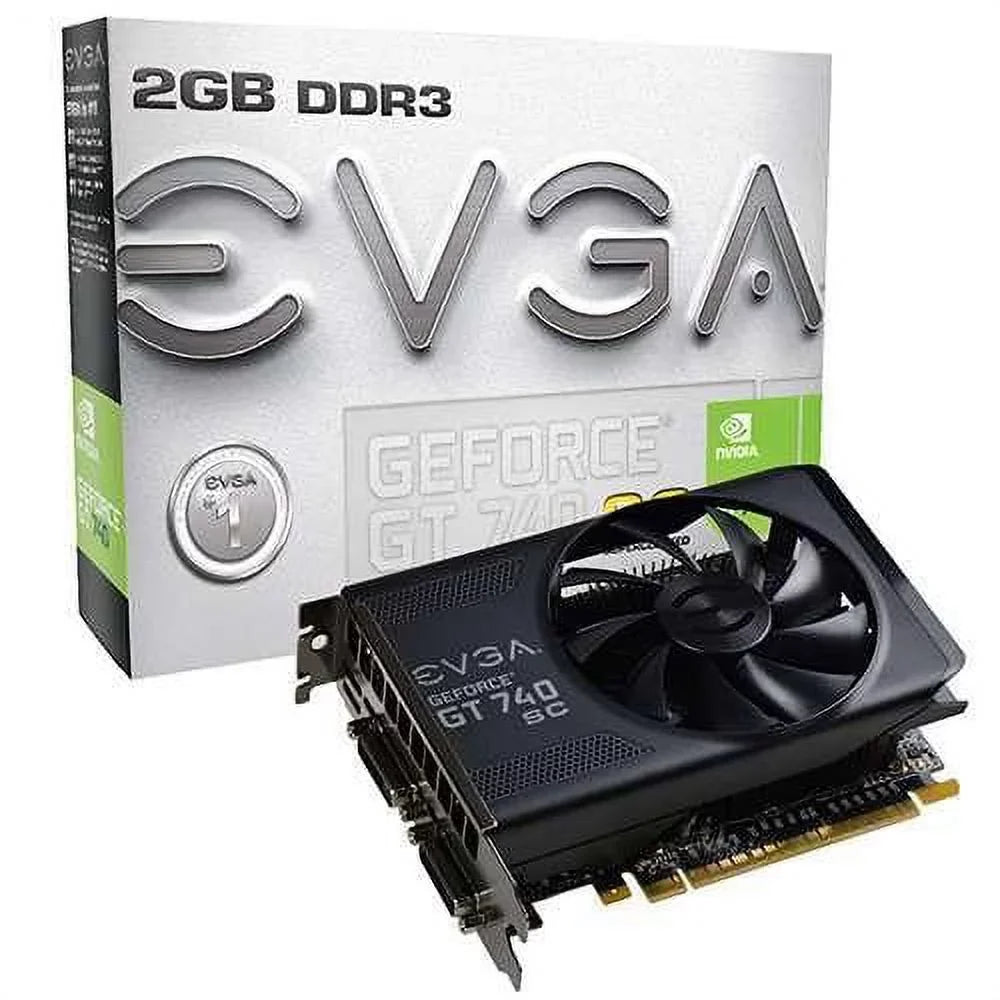 740 2 SDRAM EVGA Graphic Card, GB GeForce DDR3 NVIDIA GT