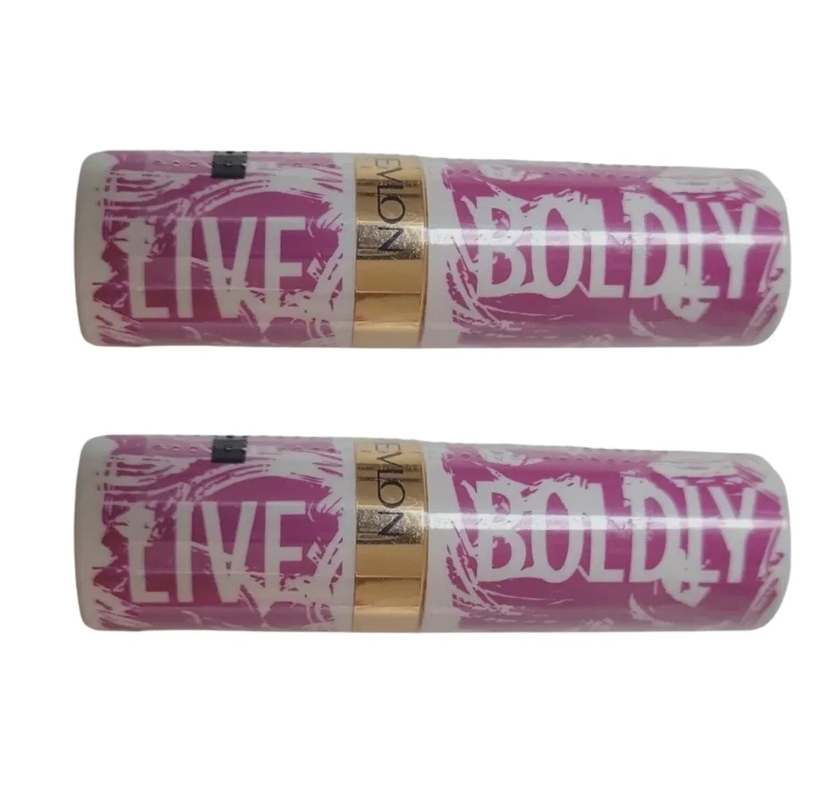 Revlon Live of Lustrous Lipstick, Black Super 061 Cherry Boldly Pack 2