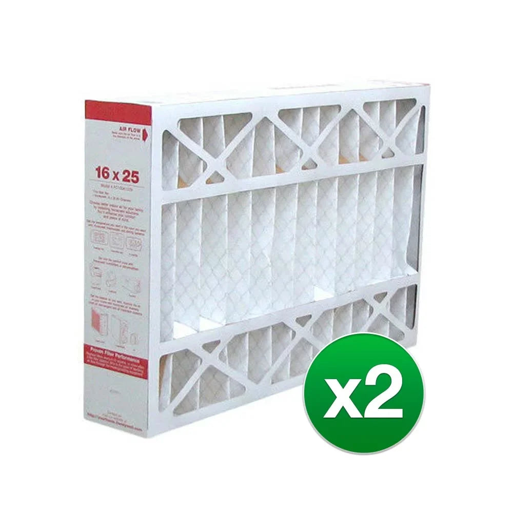 FC100A1029 MERV 11 Media - (2 Air ALLERGY Filter Fits Pack) Honeywell 16x25x5