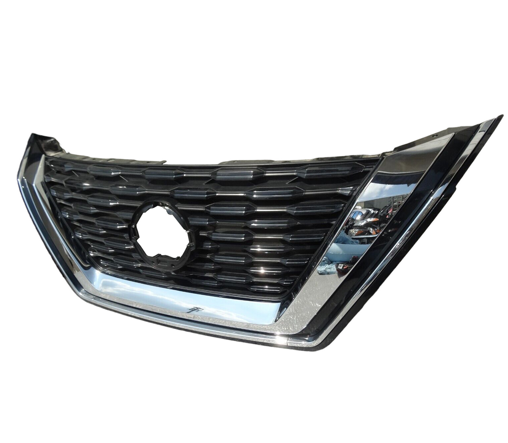 With Bumper Option Upper Chrome Rogue 2022 With 2021 Camera 2023 Grille Front Compatible