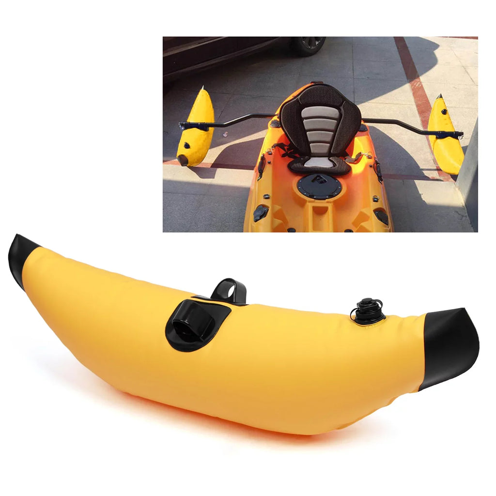 Standing Kayak Float PVC Inflatable with Arms Float Fishing Rod Boat Sidekick Meterk Kit Outrigger Stabilizer System Kayak