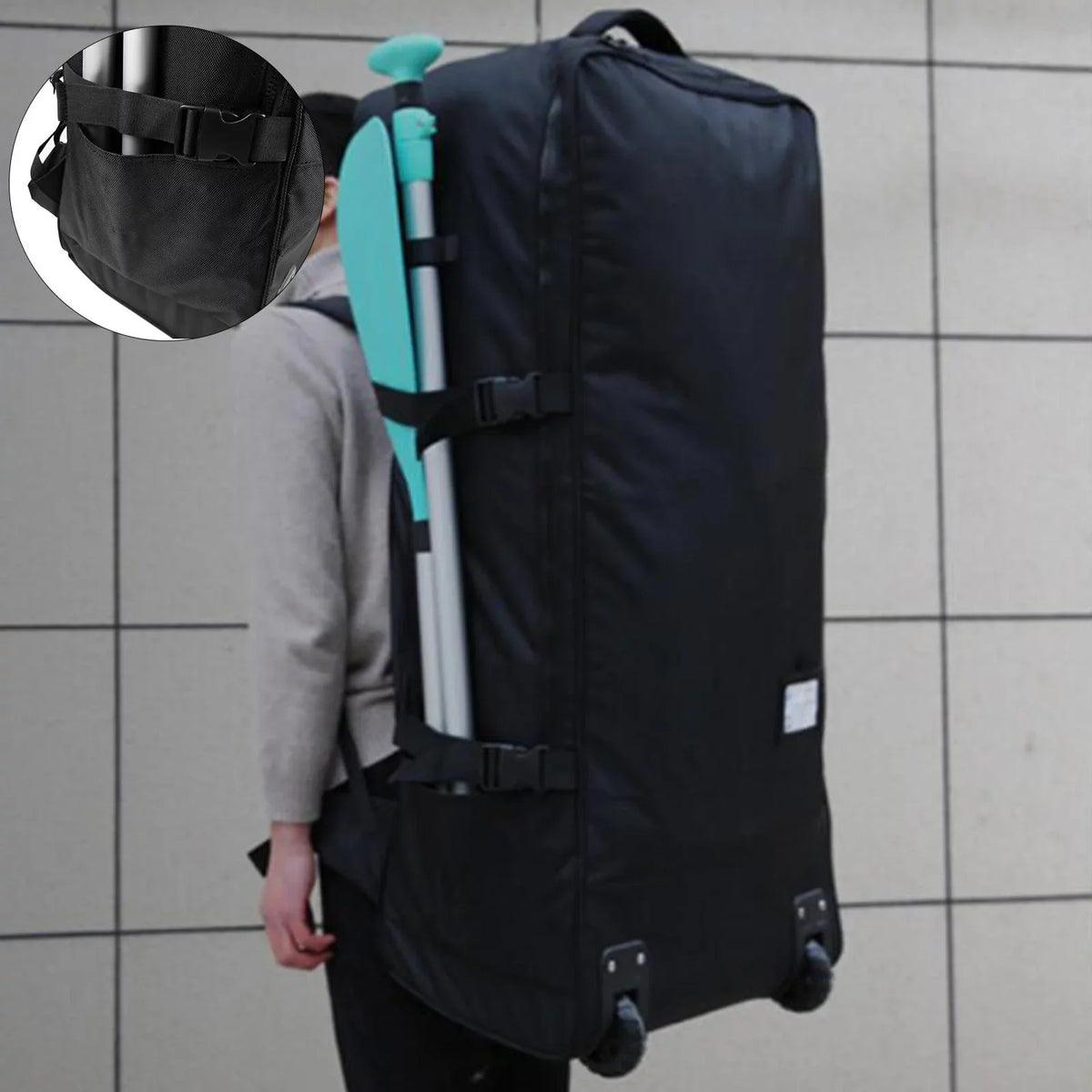Stand Zipper Accessories with up Inflatable Backpack, Lightweight Paddleboard