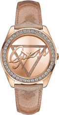 Give Rose Time GUESS Sparkle Women's Watch Gold-Tone to U0023L4