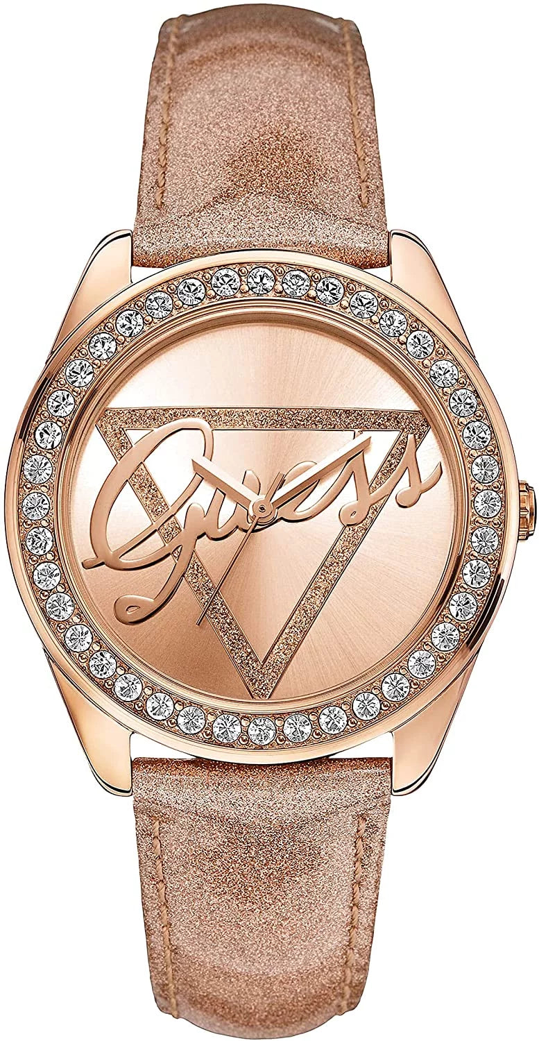 Give Rose Time GUESS Sparkle Women's Watch Gold-Tone to U0023L4