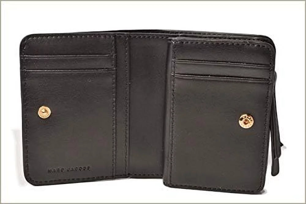 M0014215 Black Empire Jacobs City Leather Marc Wallet Women's Compact Leather Mini