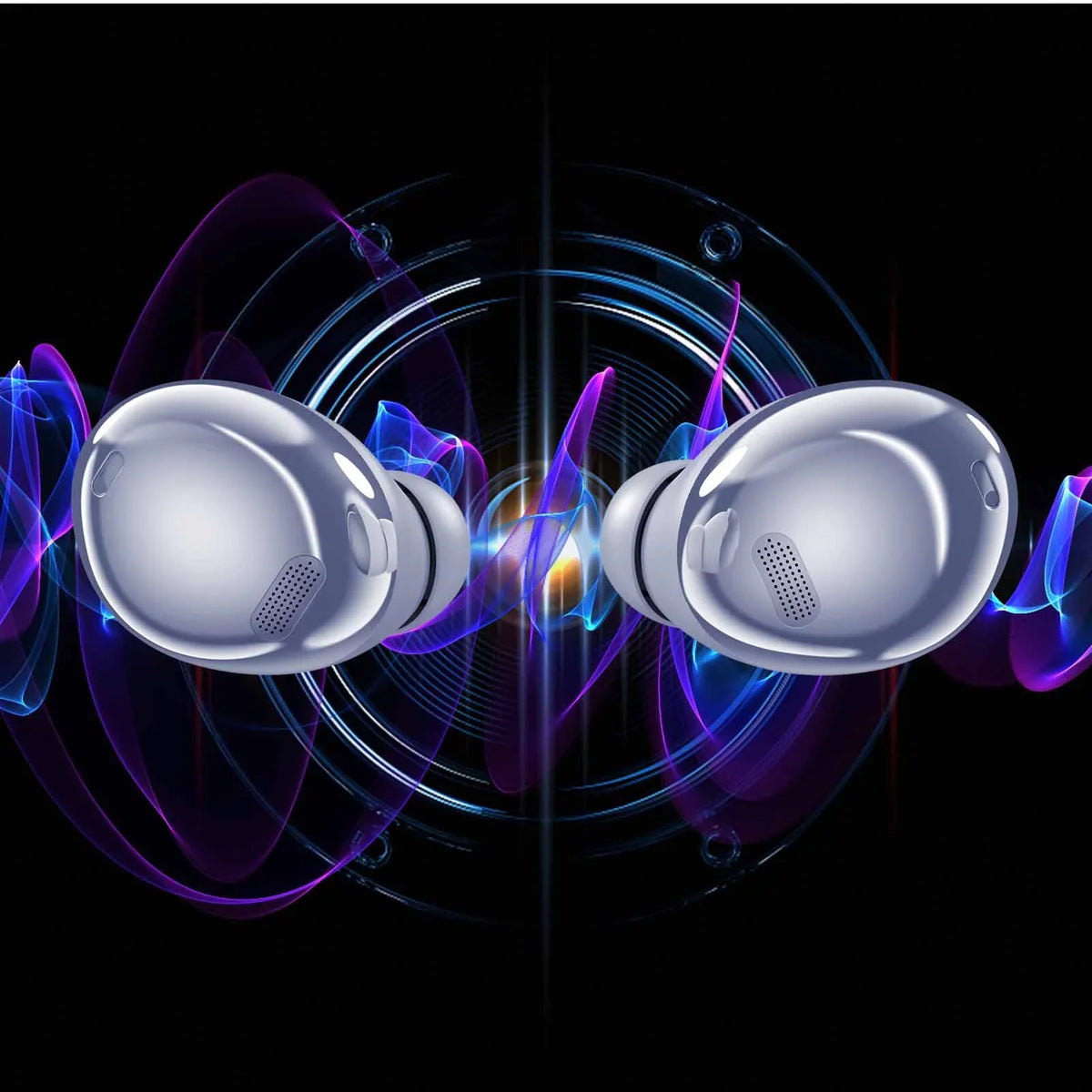 N8 Smart Street Purple Earbuds UrbanX Isolation, True Amethyst liquid Wireless, Buds (US Bluetooth grade for Charging Pro Resistant Case, Sound, Noise Vodafone Version) -