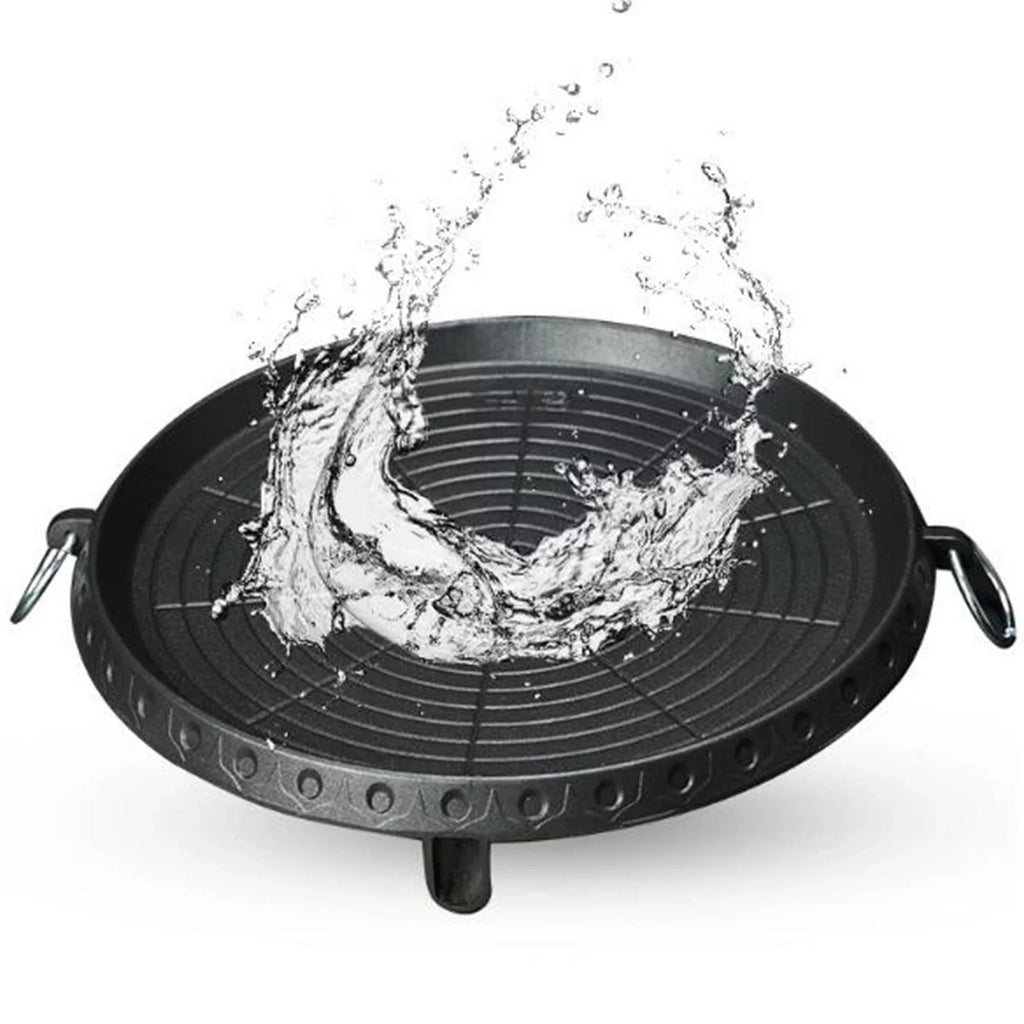 Camping Lightweight Indoor BBQ Picnic Induction Tray Frying Pan Household Smokeless exterior Portable Grill