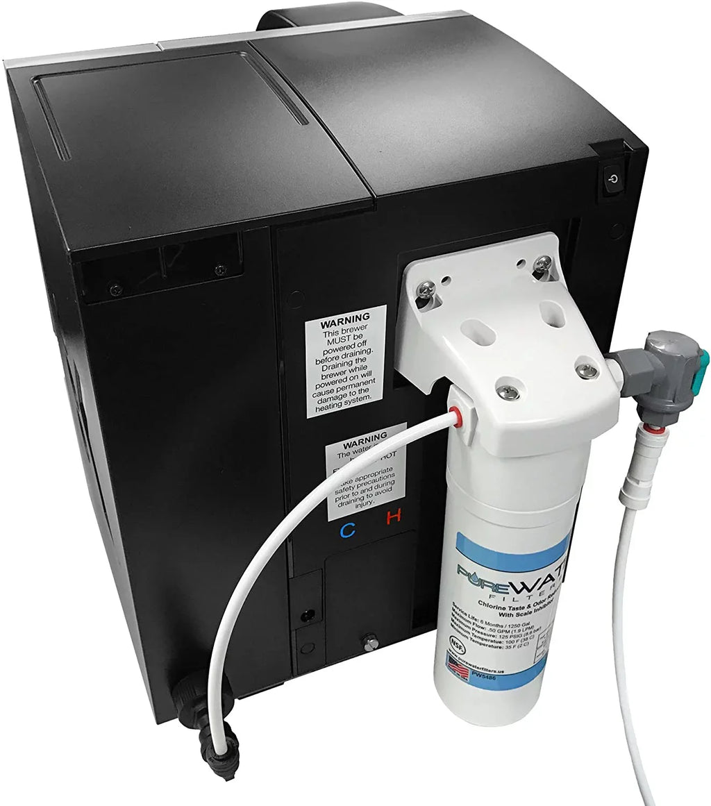 PureWater Plumb and by for Kit K155 liquid Brewers Filters Keurig K150, B155, Keurig All-in-one B150, Filter Direct Line