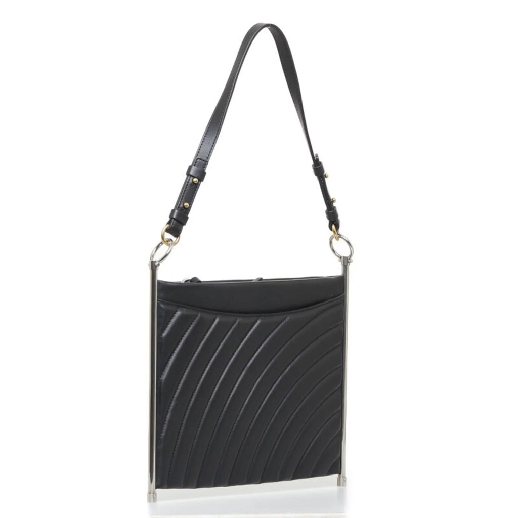 Leather Chloe Shoulder Ladies Bag Black Handbag Pre-Owned Chloé Roy (Good)
