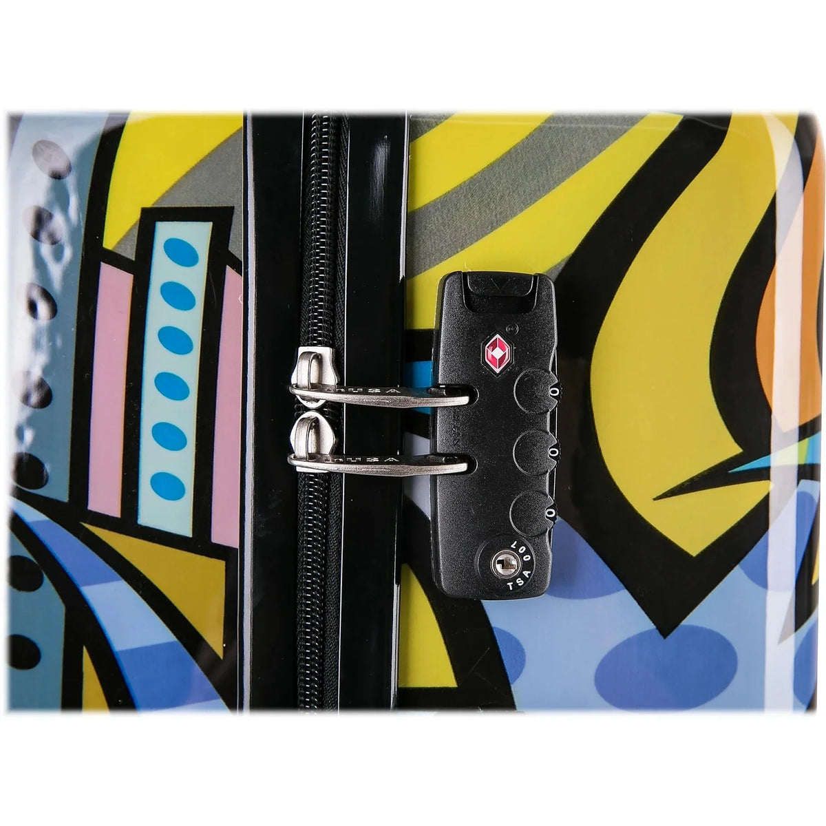 Prints 4-Wheel Miami InUSA Spinner (IUAPC00M-MIA) Luggage Plastic PC/ABS