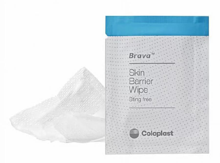 Silicone-Based Coloplast Brava - Wipe, Alcohol-Free, Sting-Free, Skin 120215 Barrier