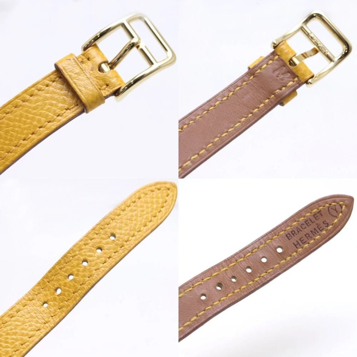 Kelly plated) Vaux Epson KE1.201 Watch x ○Y Pre-Owned HERMES Ladies 39261 (Good) (gold GP stamp