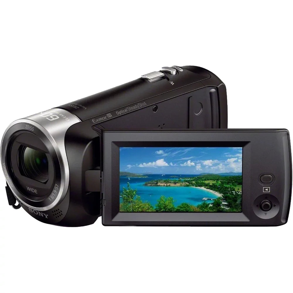 Memory Battery Charger HD Speed Cable More HDMI with Recording Micro HDRCX405 Bundle Camcorder and Card SD Video High Handycam Spare