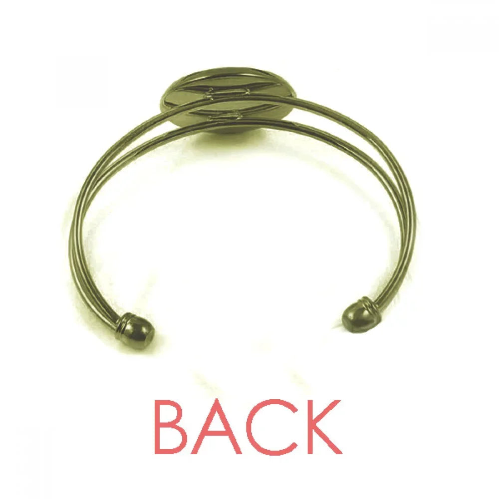 Jewelry Open Bangle Kowledge Checal Chestry Benzene Bracelet Cuff Retro