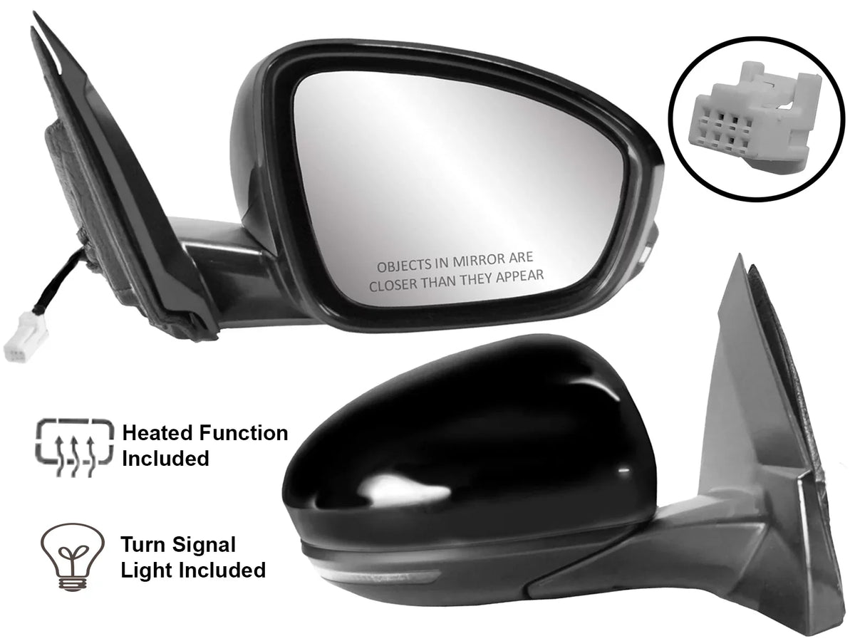 View Right 2021 Signal for No Side Passenger ALTIMA Camera 2020 Turn NI1321312 2019 Replacement Power Heated APA Rear NI1321313 Mirror Light 2022 963016CA1B 963016CA0B