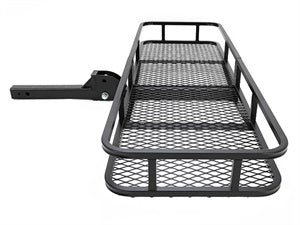 Truck Rack Trailer Folding Hitch Van 60"x21"x6" Rack Rear SUV Hitch Luggage Mount Cargo Hitch 550lbs Carrier Basket Cargo for Receiver Kojem 2"x2"