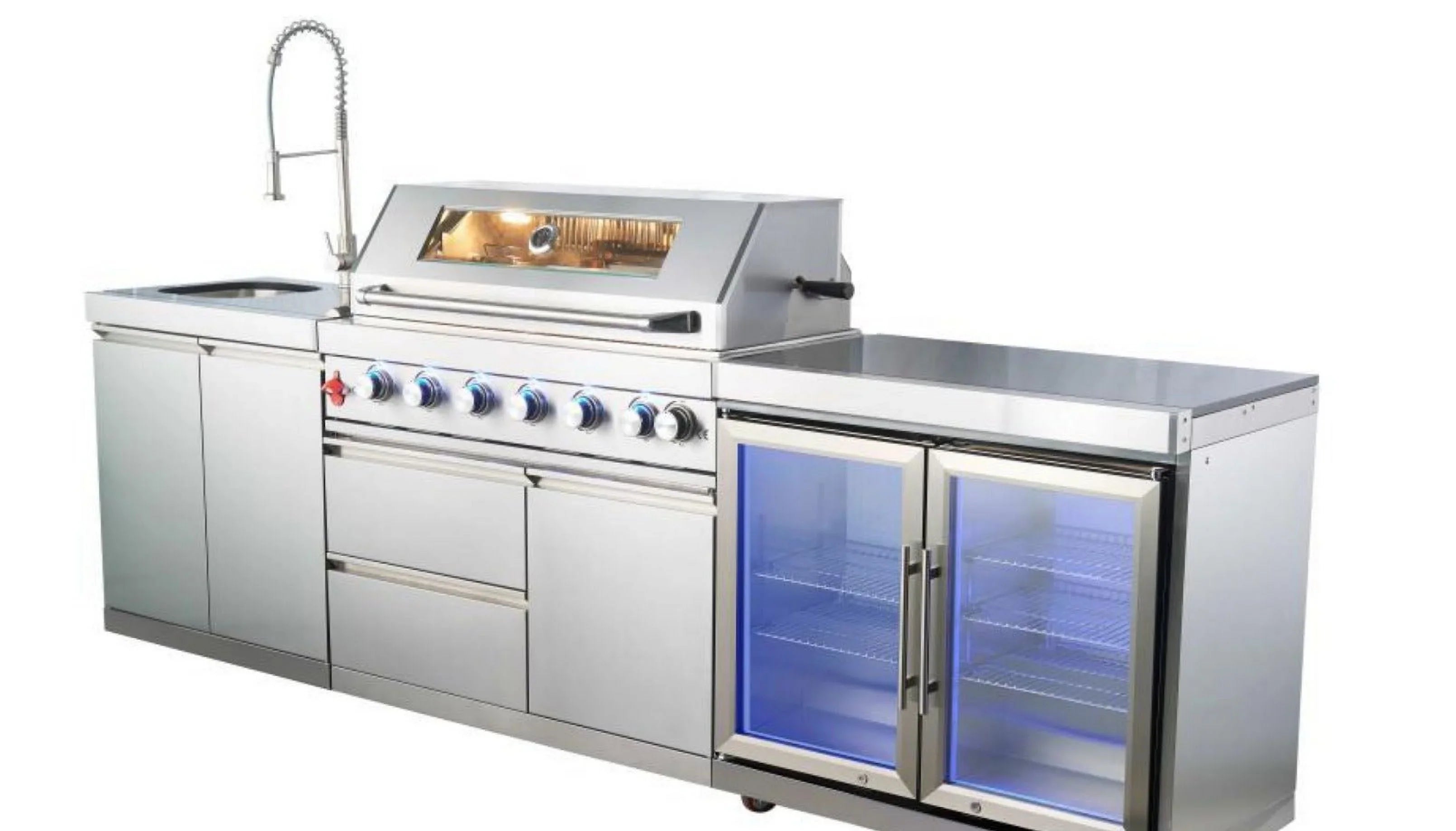 Stainless inch Sink Cabinet, Sunzout own 33 Kitchen Modular exterior Steel your build