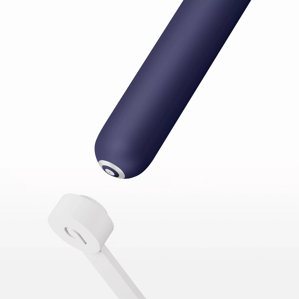 Full Midnight Electric Head, Rechargeable Adult Quip Toothbrush