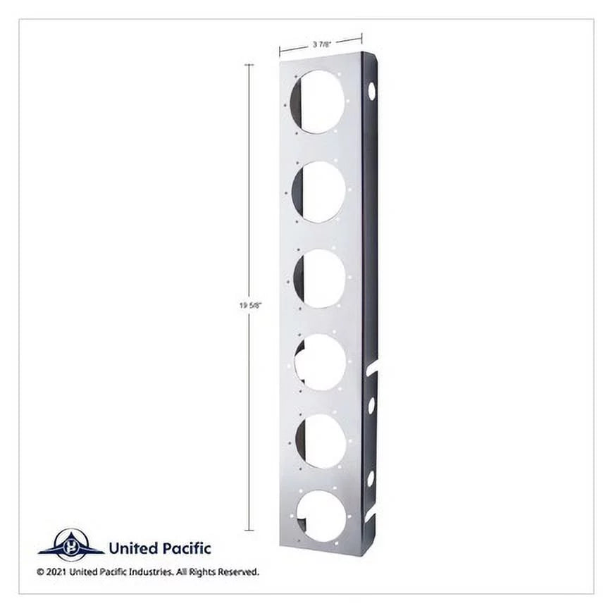 Cleaner Bar Stainless United Pacific Light 33608 With Front, Air Steel,