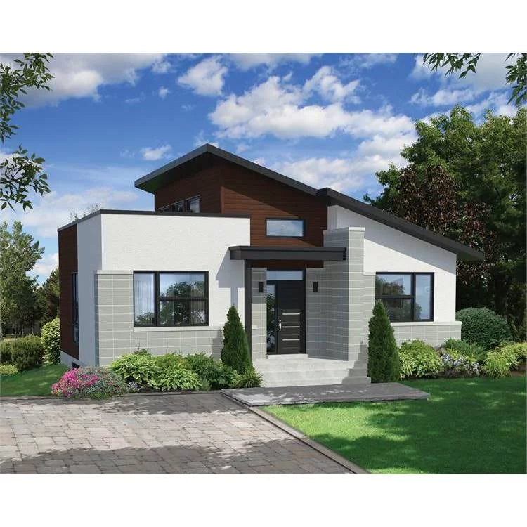 Tiny Builder-Ready Build House Blueprints Contemporary Foundation Basement (5 Sets) Plan Designers: a The Printed House with to THD-7565