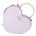 Crossbody Pearl Purse Moonlight Leather Spade Heart Kate Love Lilac Shack KF516