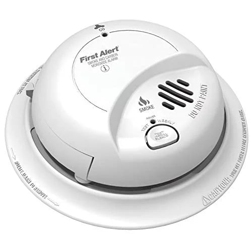 Battery Backup and Alert SC-9120B Smoke Monoxide Carbon (CO) Hardwired with BRK First Detector