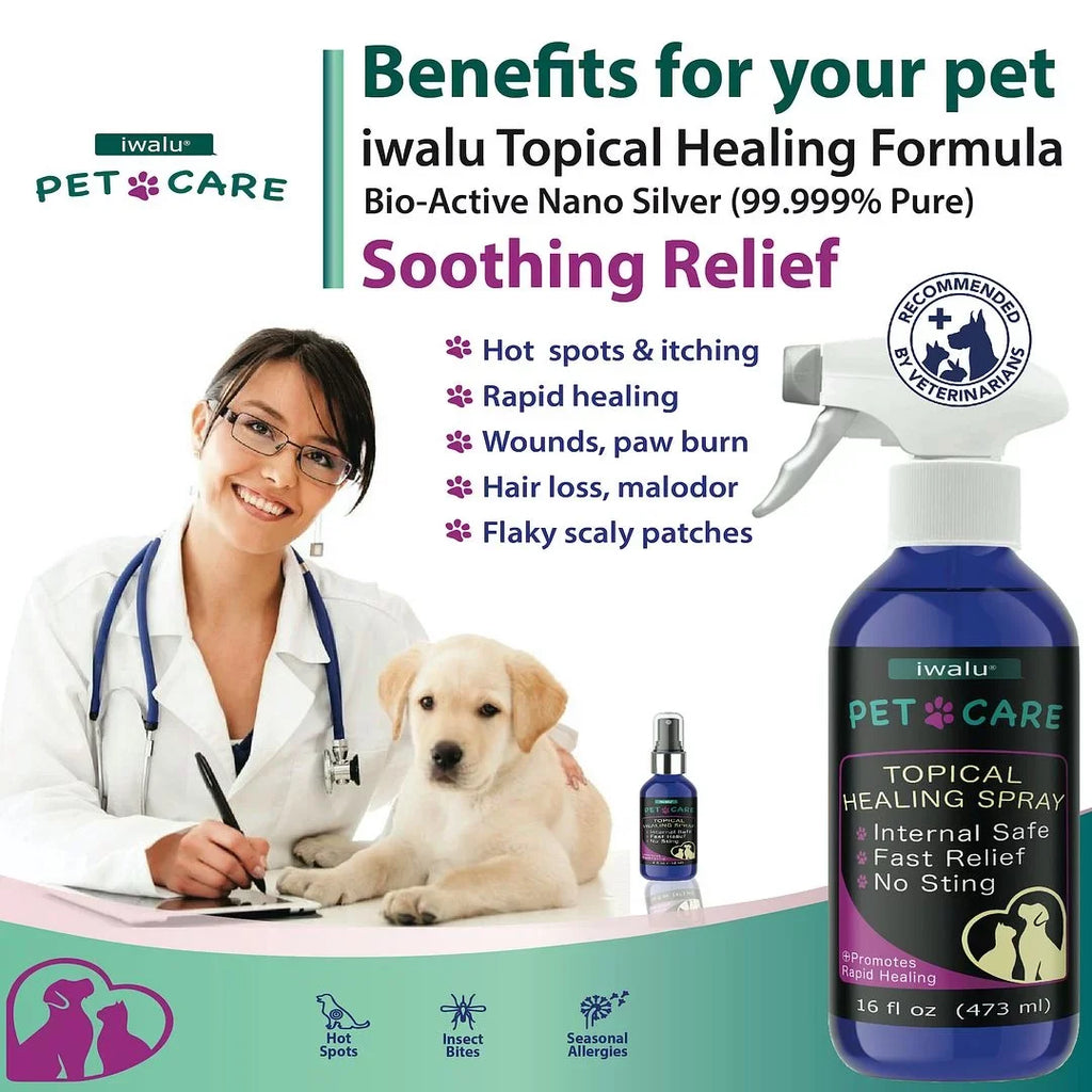 Allergy Coat Skin Skin Dry Relief Supplement Treatment Itch Moisturizer Cleaner Relief Dog Dog For Anti Anti Spot Soother Care And Dog Skin Pet Medication Wound Paw For (16oz) Itchy Hot Best Cat Spray