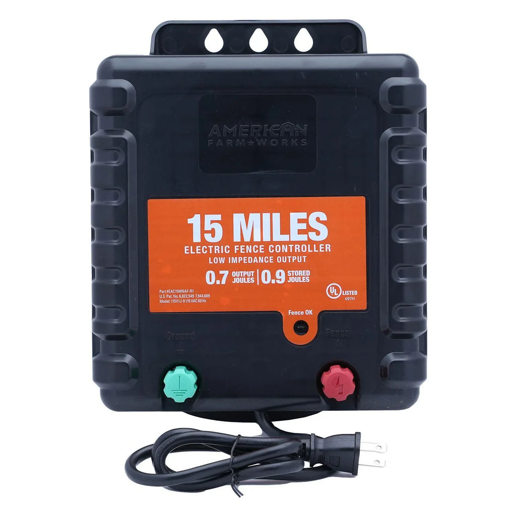 Impedance Electric AC-Powered Joule Charger American 15-Mile Fence 0.7 Low FarmWorks