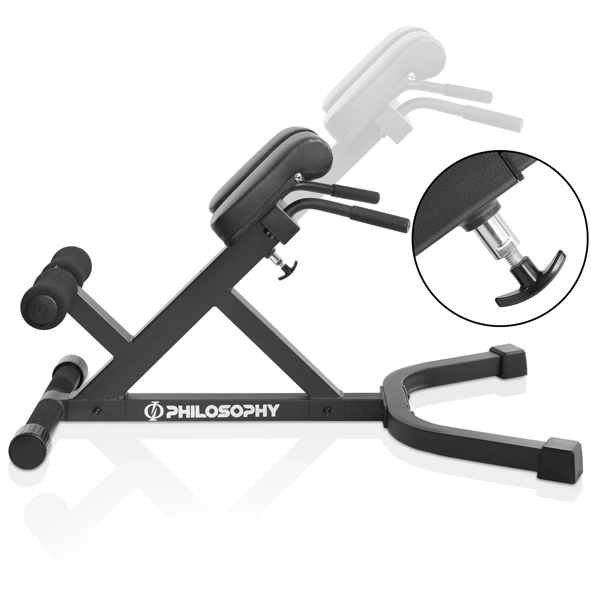 Lower Hyper-Extension Gym Bench Chair Philosophy Adjustable - Back Roman