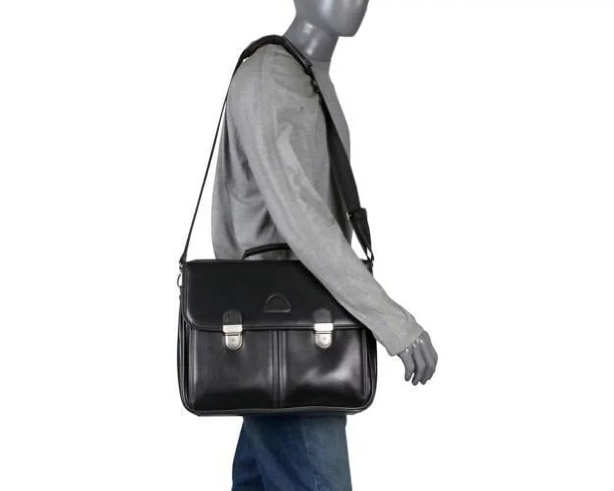 Briefcase, Class Executive Amerileather Black World 2439-0 Leather