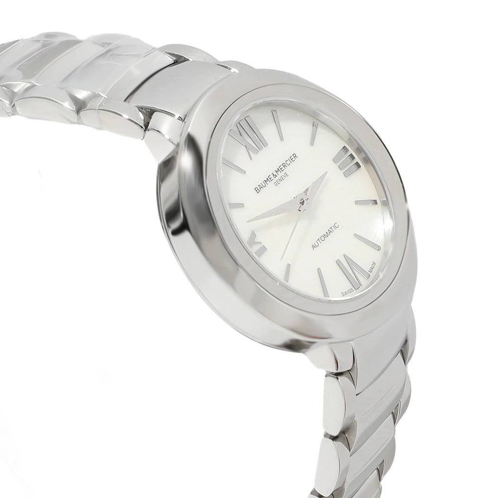 Steel & Stainless in Pre-Owned MOA10182 Mercier Promesse Watch Women's Baume