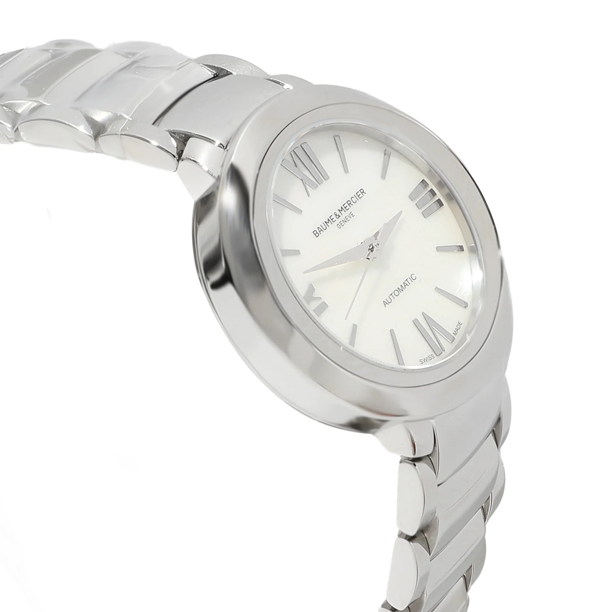 Steel & Stainless in Pre-Owned MOA10182 Mercier Promesse Watch Women's Baume