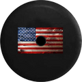 Jeep 2019 Wooden Cover Camera 2018 Spare Rustic JL Tire RV 32 Vintage Flag Inch for Backup Wrangler American