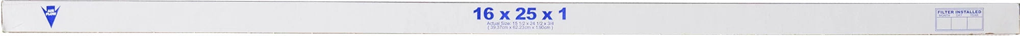 12 6 Filters Pleated Air MERV 16x25x1 (15_1/2x24_1/2) Pack