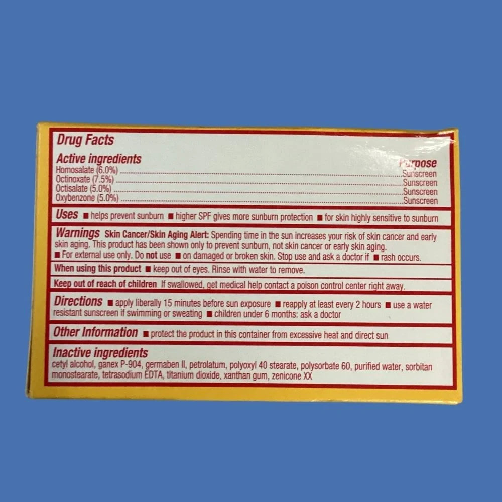 Packets (MS-84250) SPF mg 3.5 - 30 Lotion 100 - Sunscreen formula Safetec PABA-free
