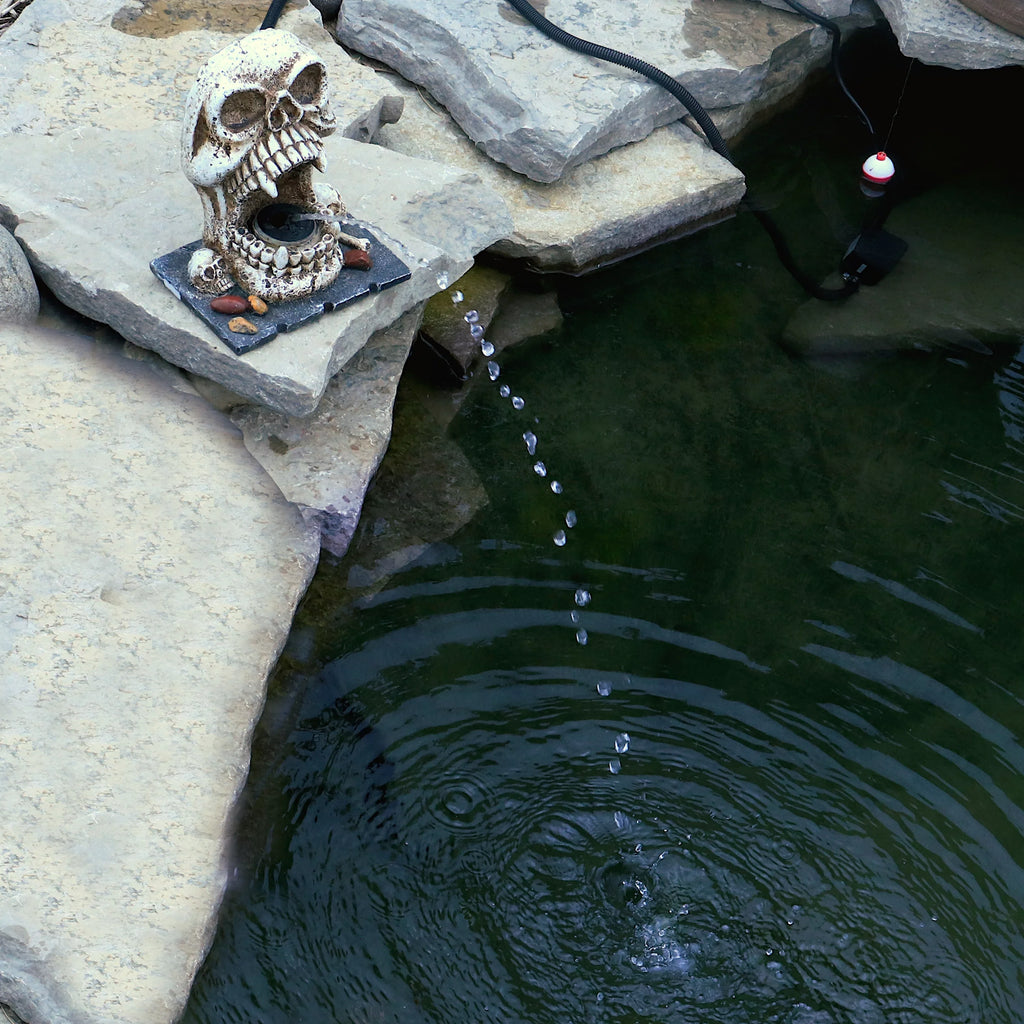 exterior Statuary liquid Fountain Custom Feature Decorative Skull Spitter Pro