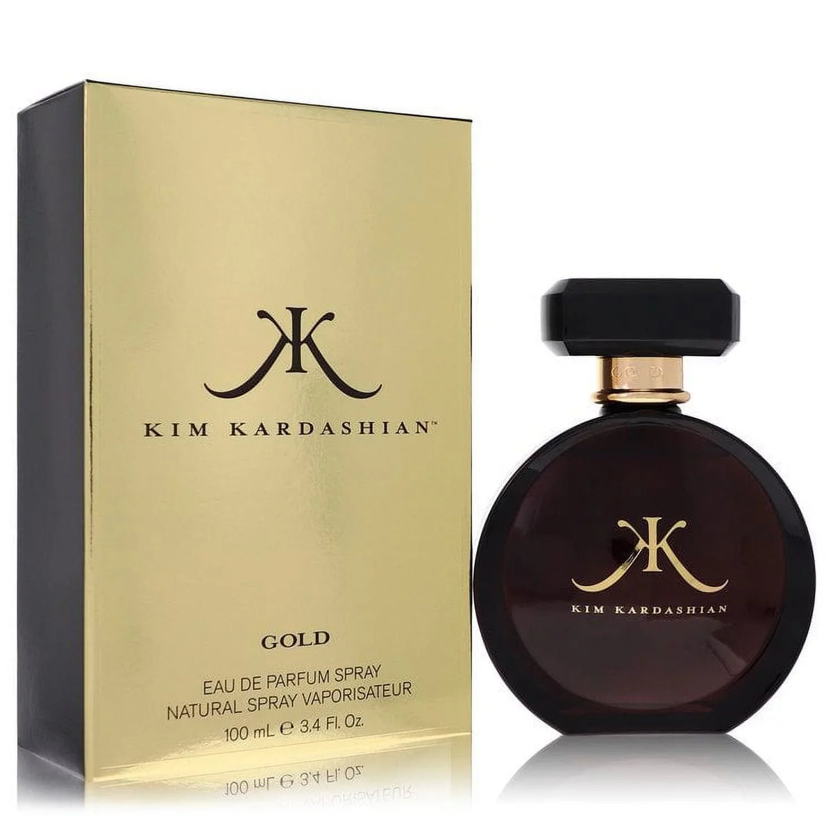 Women 3.4 Eau Kim oz Kardashian De Parfum by Kim Kardashian Gold Spray for