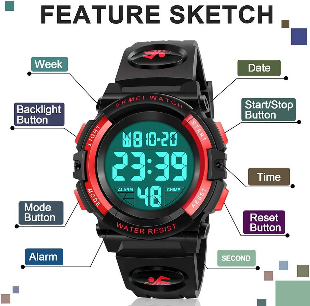 Watch for Kids Sports ATIMO Digital - 50M LED Gifts Waterproof Kids