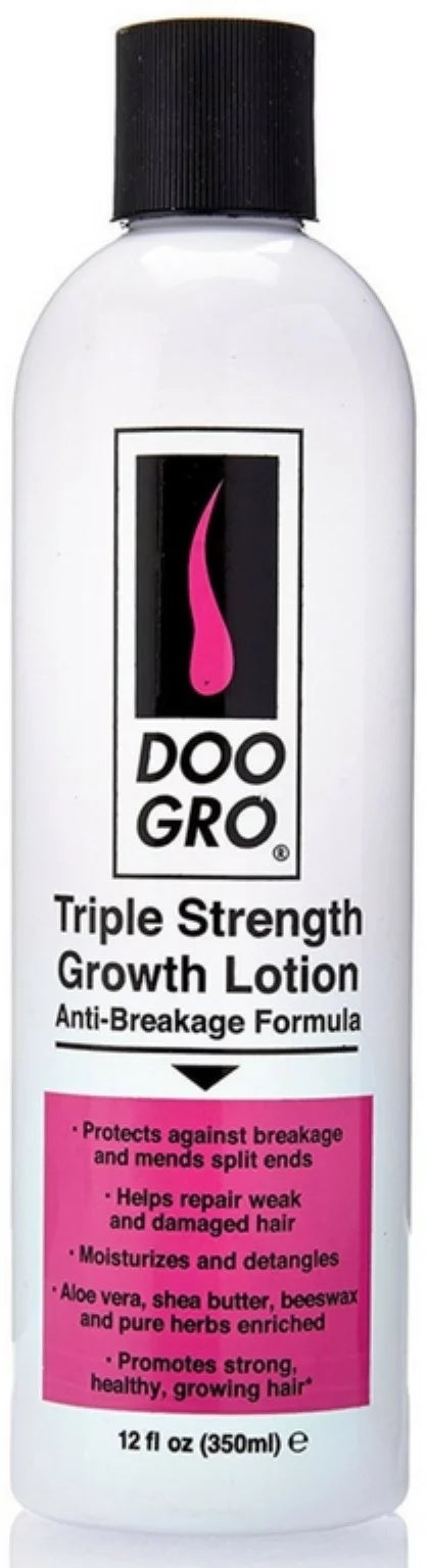 3) oz Anti-Breakage (Pack Strength Lotion, 12 DOO GRO of Growth Triple